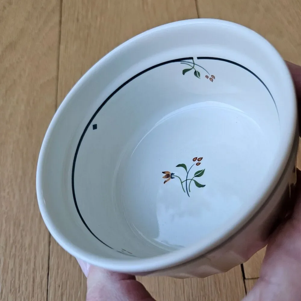 Gorham‎ Gourmet Collection-  Ariana Oven to Table Ramekin x2 171381 cottagecore